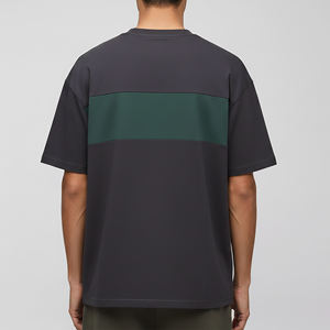 เสื้อยืดผู้ชายไซส์ใหญ่ ดีไซน์ยอดเยี่ยม ผ้าฝ้าย 100% สวมใส่สบาย พิมพ์ลายโลโก้ด้วยผ้าไหมด้านหน้า เป็นมิตรต่อสิ่งแวดล้อม แห้งเร็ว เหมาะสำหรับฤดูร้อน - Product Image 2