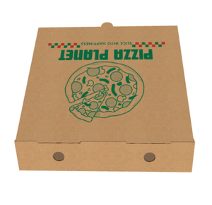 TH CBB-453 Custom Logo Corrugated Cardboard Pizza Box for Takeaway Delivery Packaging with Eco Friendly Food Grade Material - Product Image 6