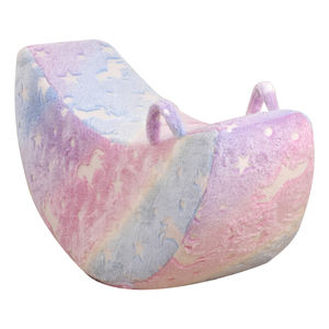 Canapé-tabouret en mousse moderne pour tout-petits, ensemble de jeu modulaire en PU écologique, jouets d'escalade confortables en forme de lune pour salon d'enfants - Product Image 2