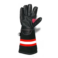 Gants en cuir imperméables et résistants au feu personnalisés pour la lutte contre les incendies et les équipements de sécurité pour pompiers