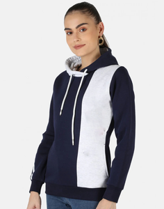 Sweat à capuche bicolore, essentiels tendance, élégant et fonctionnel, rehaussez votre style, vêtements décontractés tendance par Ako - Product Image 2