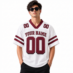 เสื้อฟุตบอลแบบกำหนดเอง เสื้อกีฬาตาข่ายพรีเมียม ชุดทีม แบรนด์ส่วนตัว - Product Image 1