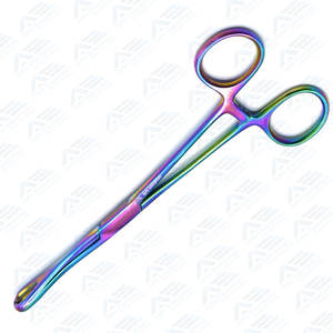 คีมโค้ง Ovum เครื่องมือทางการแพทย์สีรุ้ง - Product Image 3