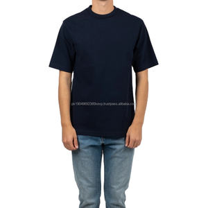 Camiseta Extra Grande de Algodón 100% para Hombre, Lavada al Ácido, de Alta Calidad, con Logotipo Personalizado, Estilo Vintage, Diseño Liso - Product Image 1