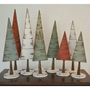 Rustic MDF & <b>Wooden</b> <b>Christmas</b> <b>Tree</b> Decoration Festive Home Decor - Product Image 5
