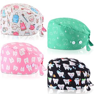 OEM Custom Logo Unisex Doctor's Surgical <b>Scrub</b> <b>Caps</b> Stylish Elastic Adjustable Hospital <b>Scrub</b> Quick Dry Breathable Comfortable - Product Image 1