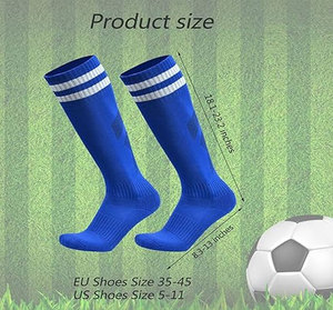 Breathable Striped Knee High Outdoor Sports <b>Socks</b> For All Seasons Green Yellow Black - Product Image 4