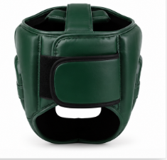 Protector de Cabeza de Boxeo de PU Verde HAWK SPORTS INDUSTRIES para Principiantes, Entrenamiento, Sparring, MMA, Muay Thai, Taekwondo, Unisex - Product Image 4