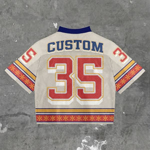 Private Label Custom Printed Breathable Polyester/Cotton Men's Streetwear T-Shirt Denim Shorts <b>Set</b> Casual Urban Fashion for - Product Image 3