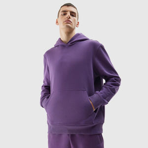 Men's New Fashion Breathable Fleece Polyester/Cotton Zipper-Up <b>Hoodie</b> <b>Plain</b> Dyed Embroidered Streetwear Winter Eco-Friendly Best - Product Image 5
