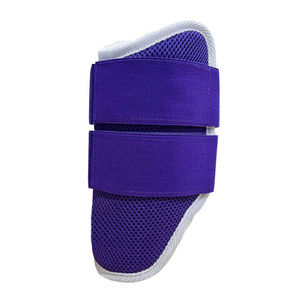Genouillère en maille violette avec fermeture éclair, mousse épaisse respirante, protection complète, unisexe, toutes saisons, multisports - Product Image 1