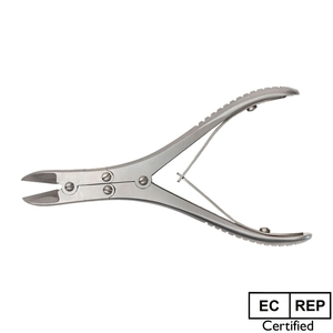 Cortauñas manuales de acero inoxidable con mango liso, clase I, para cirugía general y podología, con apertura de mandíbula ancha - Product Image 2