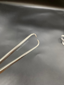 Pince à serviette à usage unique 25 cm en acier inoxydable, forceps chirurgical jetable pour drapage et procédures de chirurgie générale - Product Image 5