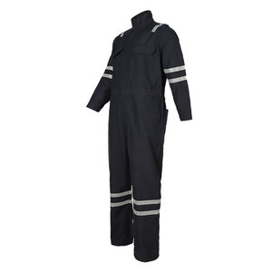 Combinaison de sécurité ignifuge imperméable pour hommes, en coton, haute visibilité, service OEM - Product Image 4