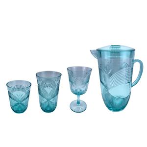 Embossed Vintage Camping <b>Drinkware</b> with Acrylic Plastic - Product Image 1