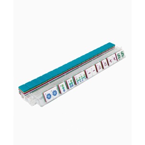 Jeu de Mahjong américain en acrylique, 160 tuiles gravées, pour soirée de jeu en famille, cadeau de vacances - Product Image 6