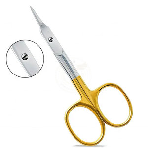 Tijeras para Cutículas de Acero Inoxidable Curvadas al por Mayor, Tijeras para Manicura con Cuchilla Afilada - Product Image 4