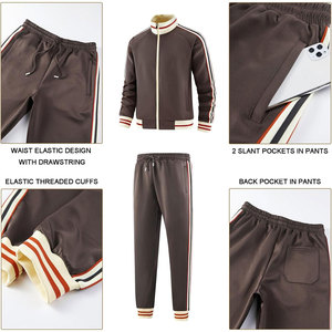 Ensemble de survêtement pour homme en polyester durable, logo personnalisé, respirant, séchage rapide, vêtements de sport pour la compétition et l'entraînement - Product Image 4