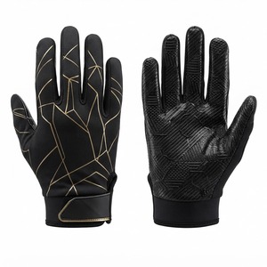 Gants de football américain personnalisés, antidérapants, pour receveurs, avec une coupe confortable et flexible pour les joueurs - Product Image 4