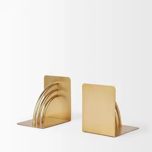 Porte-livres en métal pour usage domestique, support de livres durable, antidérapant, organisateur d'étagère - Product Image 2