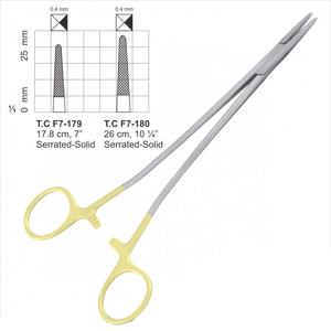 เครื่องมือผ่าตัดที่ได้รับการรับรองมาตรฐาน ISO ราคาขายส่ง ที่จับเข็มผ่าตัด Mayo Hegar  ขั้นต่ำในการสั่งซื้อน้อย - Product Image 1