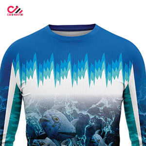 Camisas de Pesca Personalizadas de Manga Larga, Camisas de Poliéster de Secado Rápido con Protección, Camisas de Pesca para Hombre con Cuello y Botones - Product Image 3
