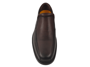 Mocassins à lacets en cuir marron pour homme Aircom Derby, semelle intermédiaire en EVA, doublure en microfibre, style uni pour le bureau et les occasions professionnelles, toutes saisons - Product Image 3