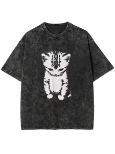 Latest Design Knitted 100% Cotton Short Sleeve Custom <b>Men's</b> Formal O-Neck Regular Fit Embossed Print Breathable Quick Dry 260g - Product Image 1