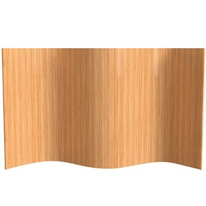 มือจับไม้ไผ่ลายคลื่นทำมือ - ขายส่งมือจับลิ้นชักไม้ - Product Image 1