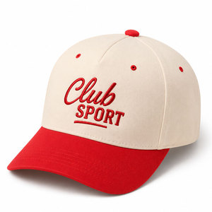 Gorra de Béisbol Deportiva Personalizada al por Mayor con Logotipo, Bicolor, Bordado 3D, 5 Paneles, Sarga de Algodón, Unisex, Visera Curva, Nueva Colección 2026 de Fábrica - Product Image 1