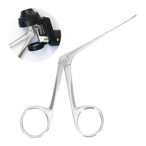 Pinzas Microquirúrgicas de Acero Inoxidable para Limpieza de Oídos, Instrumento Médico Manual Tipo Cocodrilo para Otorrinolaringología (ENT) con Certificación CE - Product Image 4