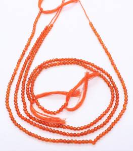 AAA Carnelian Faceted Round <b>Ball</b> Beads 3 MM Natural Carnelian Gemstone Beads 13 Inch Faceted Round Carnelian Loose Beads Jewelry - Product Image 1