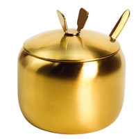 Bocal de rangement pour épices, sucre et sel – Idéal pour hôtels et cuisines domestiques – Pots de conservation pour thé et café