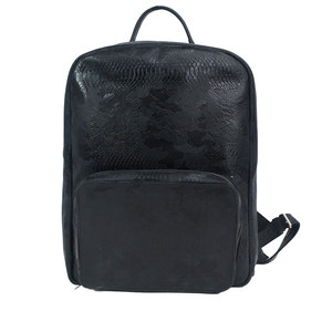 Large Capacity Leather <b>Backpack</b> with PVC Lining Reusable & Lightweight Design for Unisex Use - Product Image 2