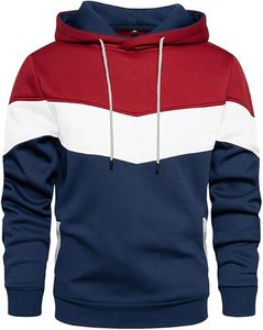 Black and <b>Red</b> Contrast Hooded Sweatshirt for Adults Casual Wear All Seasons Promotional Use - Product Image 6