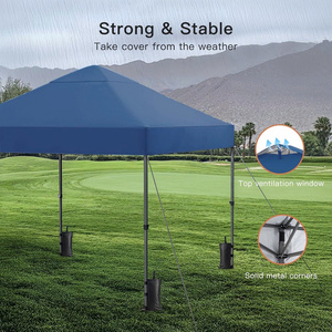 Carpa Plegable Portátil y Resistente para Cuatro Estaciones, con una Habitación, Bolsa con Ruedas, Oxford, para 6-8 Personas, para Campamentos, Jardín y Fiestas al Aire Libre - Product Image 6