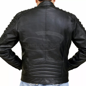 Vente chaude Dernière conception Veste pour hommes de haute qualité en peau de vache Fabriqué en usine Logo personnalisé Plus Size pour l'hiver Direct Pakistan - Product Image 5