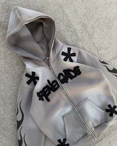 Sudadera con Capucha Personalizada de Invierno, Estilo Urbano Hip Hop, 100% Algodón Poliéster, Tejido Grueso 3D, para Hombre - Product Image 4