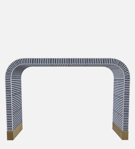 Mesa con Incrustaciones de Hueso de ILAHI, Diseño Moderno con Detalles de Ágata, Almacenamiento Portátil, Muebles para el Hogar - Product Image 5