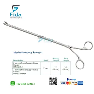 FIDA Thoracoscopy 악기 VATS mediasinoscopy 집게 Thoracoscopic 수술 악기 공장 직접 가격