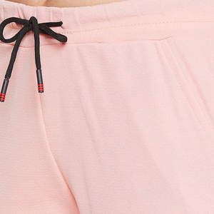New Arrival Three International <b>Women's</b> <b>Black</b> 100% Cotton <b>Straight</b> <b>Leg</b> <b>Trouser</b> Summer Breathable Drawstring Closure Logo Waist - Product Image 6