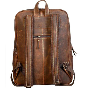 Export Quality Cowhide Leather Hair <b>Backpacks</b> Wholesale OEM Supplier Custom Logo Premium Lightweight Sports Outdoor 30-<b>40L</b> - Product Image 3