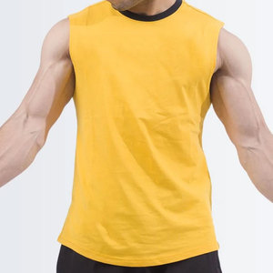 เสื้อกล้ามผู้ชายแบบยาว น้ำหนัก 240 กรัม ผ้าถัก ทรงวินเทจ แฟชั่นสำหรับฤดูร้อน เหมาะสำหรับวิ่ง ออกกำลังกาย หรือใส่ลำลองกลางแจ้ง - Product Image 4