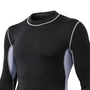 Ensemble de rashguard professionnel de haute qualité à bas prix, tenue de compression élastique ajustée pour hommes, vêtements de sport pour la gym et la remise en forme - Product Image 5
