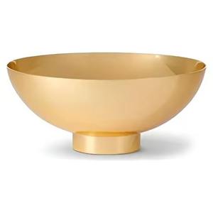 Bol à soupe en métal de haute qualité, plat de service profond en acier inoxydable, vaisselle moderne et élégante, décoration de table - Product Image 1