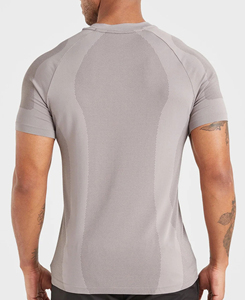 Top de Yoga para Mujer, Gris, con Cierre de Cremallera de 1/4, Manga Larga, Compresión, Transpirable, Secado Rápido, Corte Regular, Color Sólido, Diseño sin Costuras en la Parte Delantera - Product Image 2