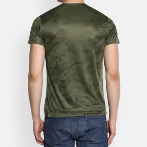 T-shirt personnalisé en tissu durable pour homme, ultra doux, col rond, style streetwear, 100% coton, séchage rapide, respirant, léger - Product Image 2