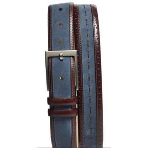 Cinturón Formal de Cuero 100% Puro para Hombre, Longitud Personalizada, con Hebilla de Acero, Diseño Vintage Hecho a Mano, Calidad Superior - Product Image 1