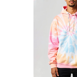 Sudadera con Capucha Tie-Dye para Hombre, Corte Regular, Casual, con Bolsillo, Felpa Francesa, para Primavera - Product Image 2