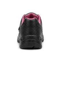 Chaussure industrielle légère à semelle simple densité en PU avec doublure en maille rose, idéale pour la construction en usine, avec embout en acier – Forte demande - Product Image 5